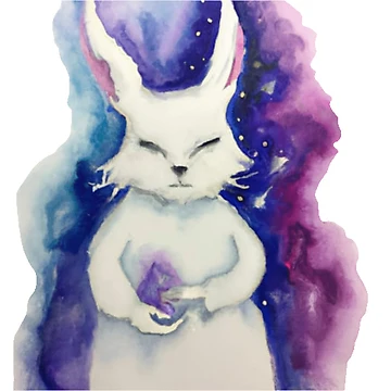 Artwork thumbnail, White Rabbit by keepsakeeire