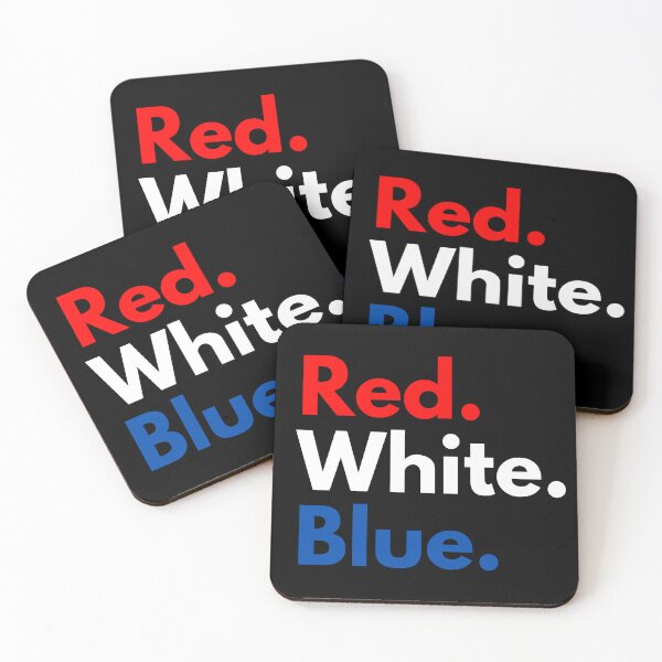 Item preview, Red White Blue American USA Flag colors July 4 Pride design designed and sold by Uplife-MyStore.