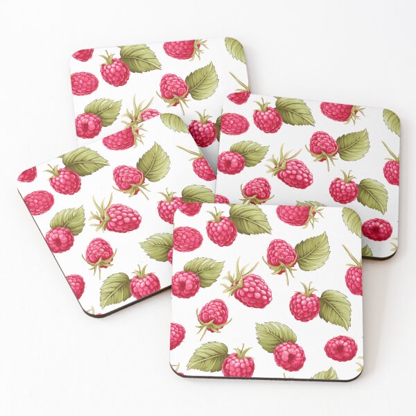 Item preview, Raspberrys with a white background designed and sold by TogetherDshop.