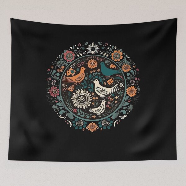 Item preview,  Harmony of Nature: Birds and Flowers in the Echo of Abstraction designed and sold by pianostart.