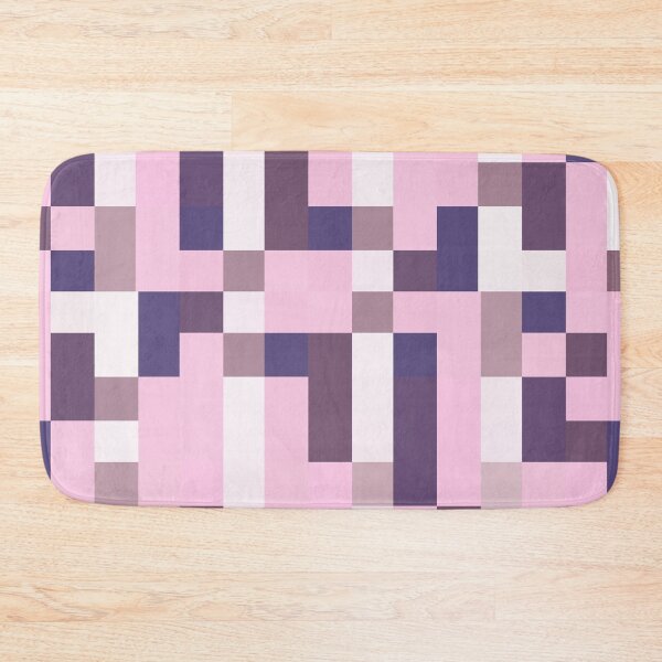 Item preview, I Dream of Birch Woods // Raspberry Forest 1980s Retro Pattern 8bit Pixel Art designed and sold by mixedpixels.