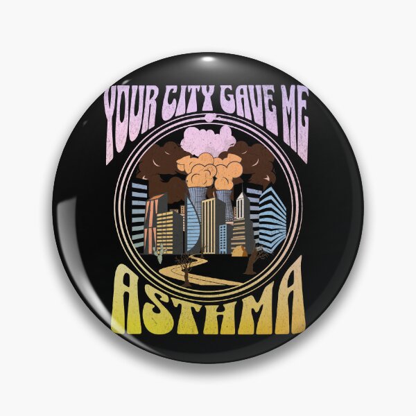 Item preview, Your city gave me asthma | Vintage Style designed and sold by Tee-Craftify.