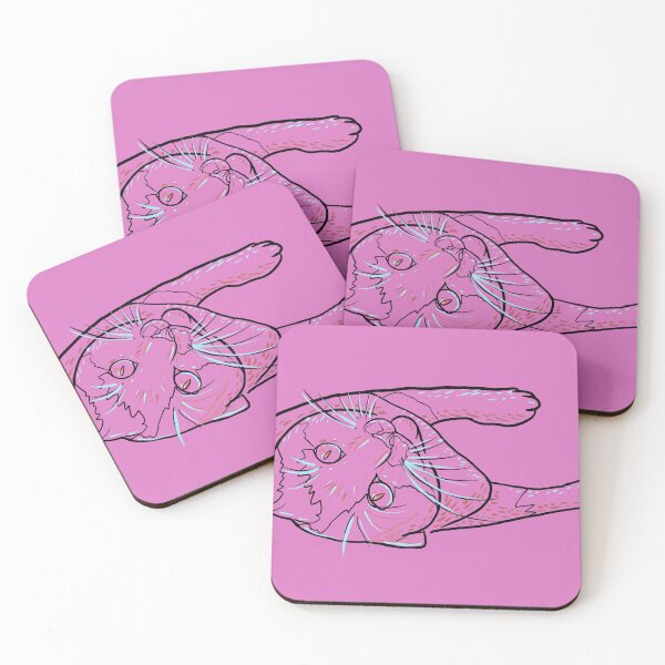 Item preview, Pink cat designed and sold by Colonels  Basement.