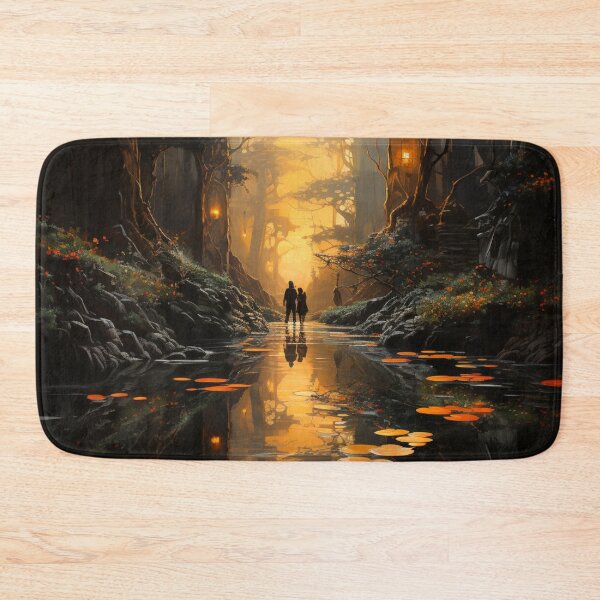Item preview, Misty Cascade: An Impressionist Reverie - 26 designed and sold by Moisky Art.