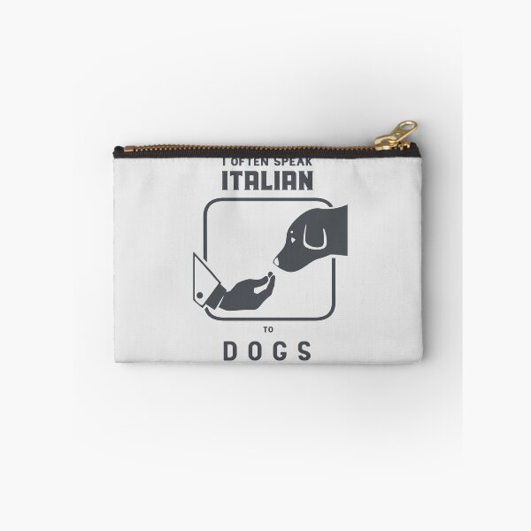 Item preview, Funny Italian hand gesture and a dog with dark ink designed and sold by martodesign.