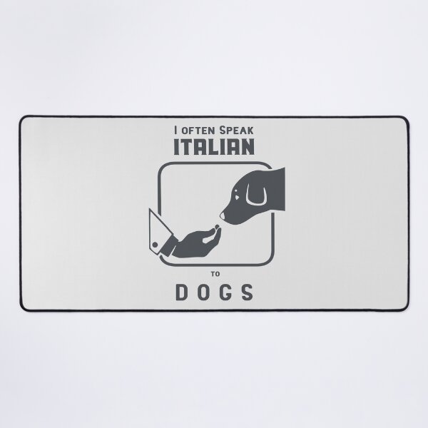 Item preview, Funny Italian hand gesture and a dog with dark ink designed and sold by martodesign.