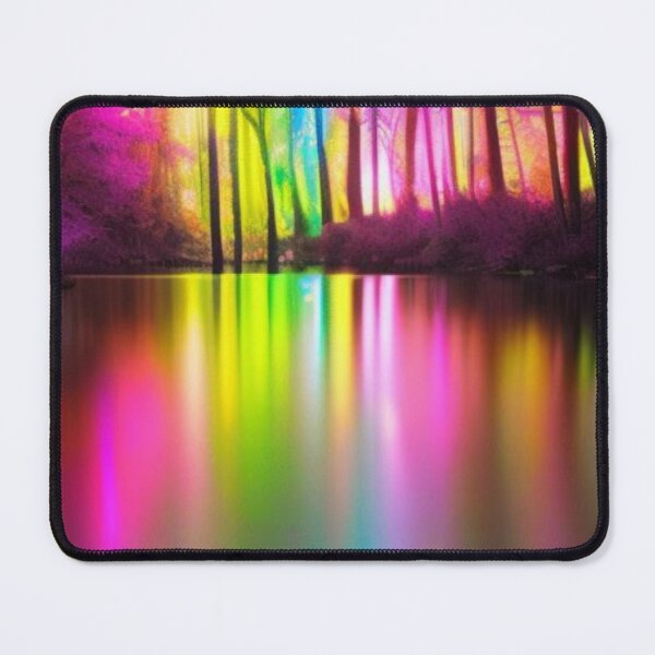 Artikelvorschau, Bunt, Neon, Helligkeit, Himmel, See, Wald entworfen und verkauft von Ivan333Croatia.