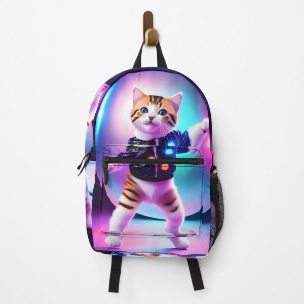 Item preview, Disco Dancing cat - Modern digital art designed and sold by Ai-michiart.