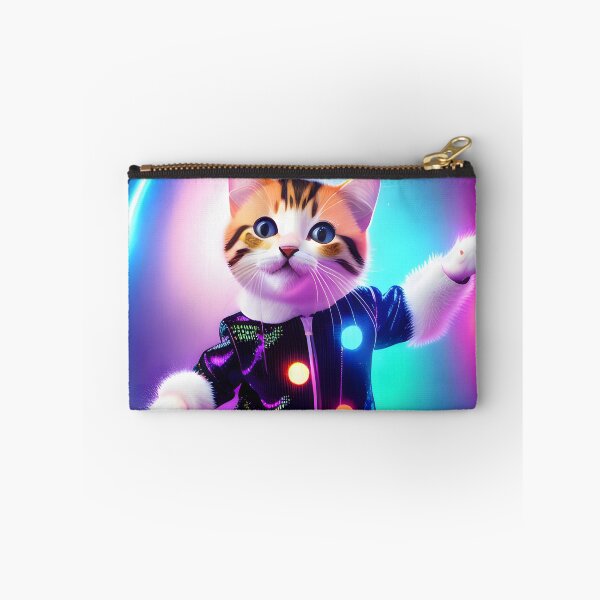 Item preview, Disco Dancing cat - Modern digital art designed and sold by Ai-michiart.