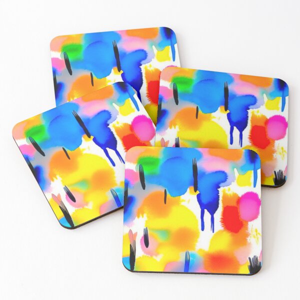 Item preview, Dreamy abstract shapes pattern designed and sold by bubbleshop01.