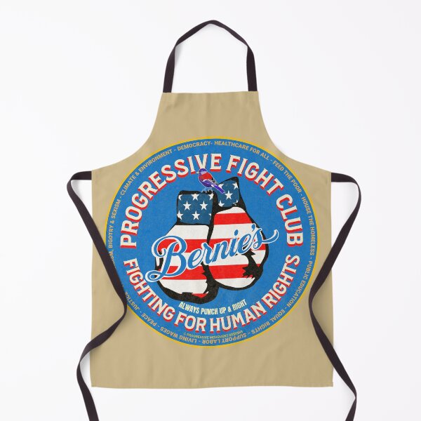 Item preview, PMD01026 Progressive Movement Designs Bernies Progressive Fight Club USA flag boxing gloves design shows you support human rights democracy progressive goals for Progressives Democrats Independents designed and sold by ProgressiveLeft.
