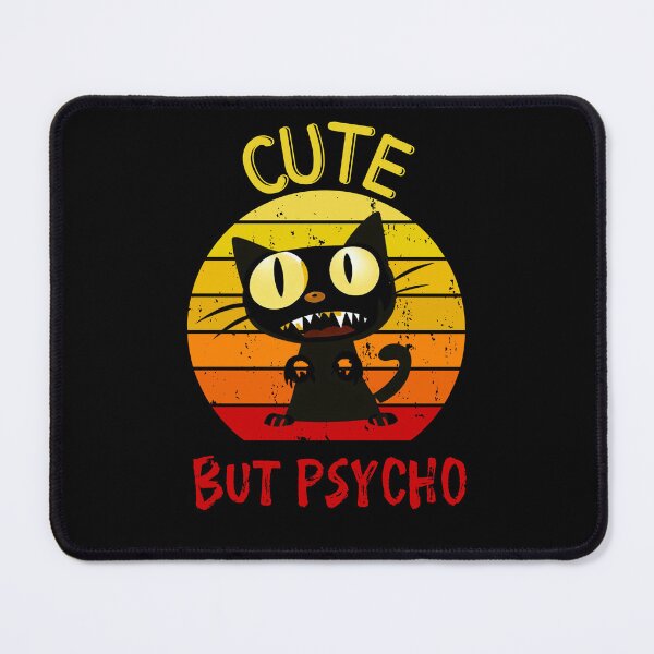 Item preview, Cute but psycho Cat designed and sold by SunnyFunnyArt.