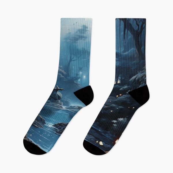 Item preview, Misty Cascade: An Impressionist Reverie - 27 designed and sold by Moisky Art.