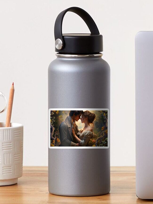 Thumbnail 1 of 3, Sticker, Pride and Prejudice designed and sold by phatpuppyart.