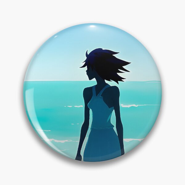 Item preview, Coastal Minimalist Style Beach Chic Calming Ocean Blues - AI Art 1 of 8 designed and sold by Beachy.