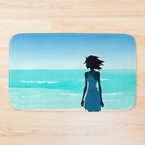 Item preview, Coastal Minimalist Style Beach Chic Calming Ocean Blues - AI Art 1 of 8 designed and sold by Beachy.