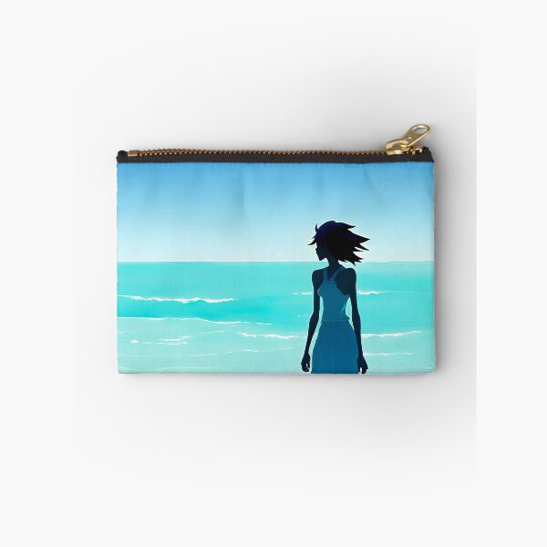 Item preview, Coastal Minimalist Style Beach Chic Calming Ocean Blues - AI Art 1 of 8 designed and sold by Beachy.