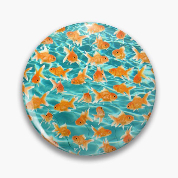 Item preview, Gold Fish Aqua Blues Greens Water designed and sold by Profitrip.