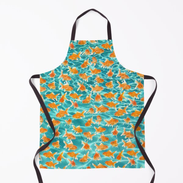 Item preview, Gold Fish Aqua Blues Greens Water designed and sold by Profitrip.
