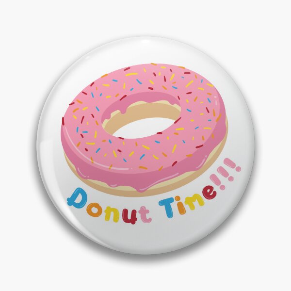 Item preview, Pink donut time designed and sold by SahDigiArt.