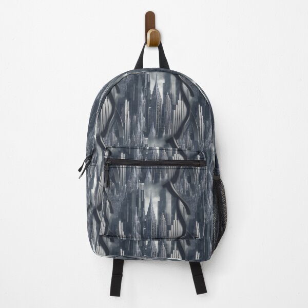 Item preview, Grey and black intricate city pattern designed and sold by Theo-B.