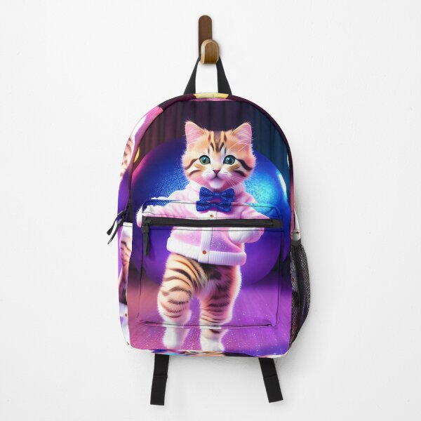 Item preview, Disco Dancing cat - Modern digital art designed and sold by Ai-michiart.