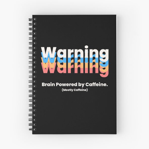 Item preview, Warning: Brain Powered by Caffeine designed and sold by YrtemmyS.