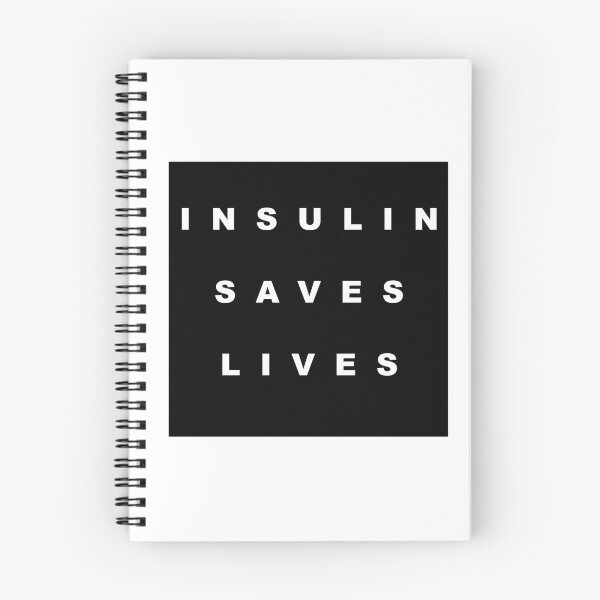 Artikelvorschau, Insulin rettet Leben entworfen und verkauft von Diabetic Designs.