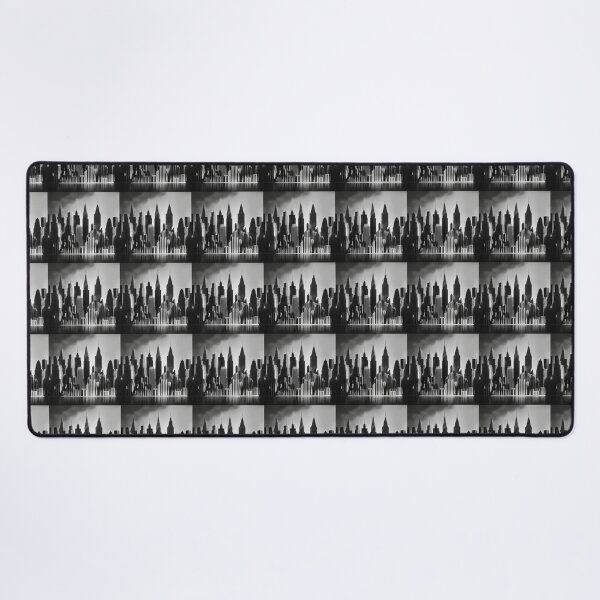 Item preview, Black and grey scale intricate city pattern designed and sold by Theo-B.