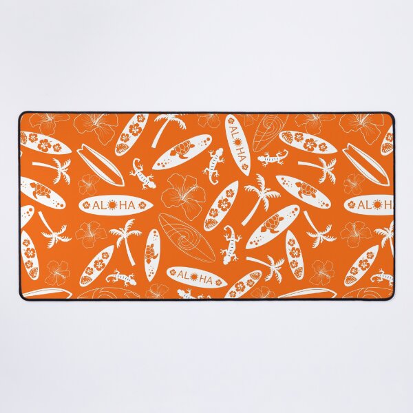Item preview, Aloha Bright Orange, Repeat Pattern designed and sold by PompousPeasant.