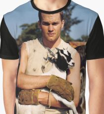 Tom Brady The Goat (High Definition) Graphic T-Shirt