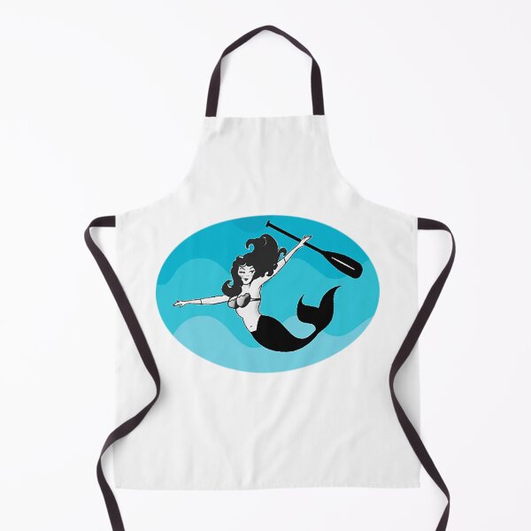 Item preview, Retro Mermaid With A Raft Paddle designed and sold by emilylabit.