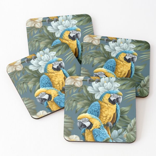 Item preview, Yellow and Blue Macaws designed and sold by pinkal.