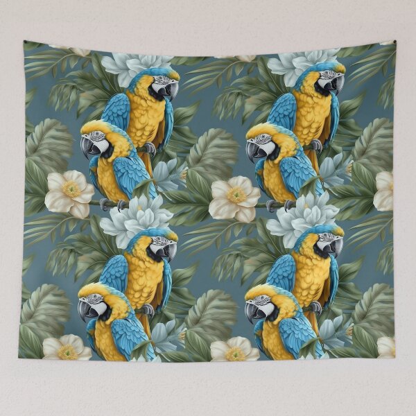 Item preview, Yellow and Blue Macaws designed and sold by pinkal.