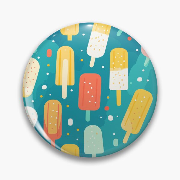Item preview, Colorful popsicles pattern designed and sold by enipra.