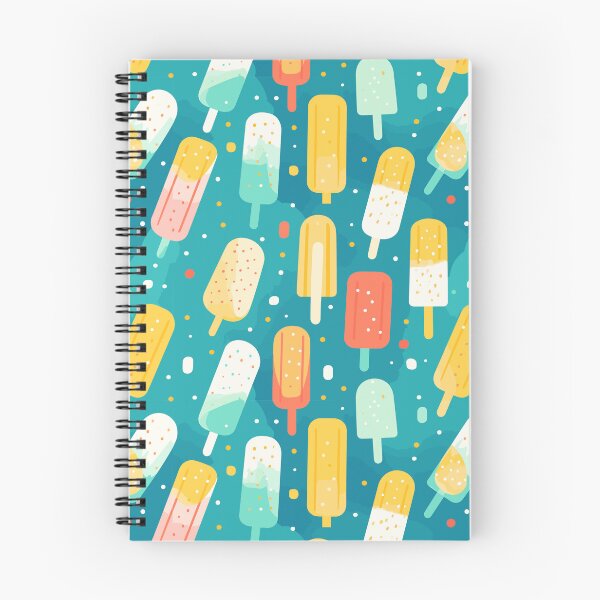 Item preview, Colorful popsicles pattern designed and sold by enipra.
