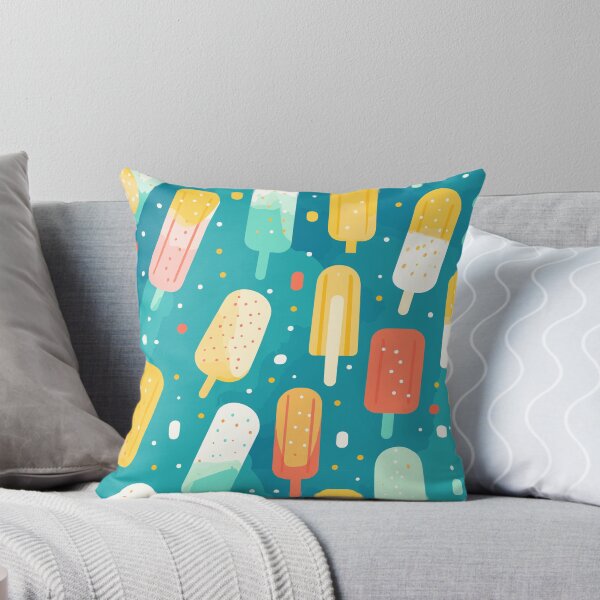 Item preview, Colorful popsicles pattern designed and sold by enipra.