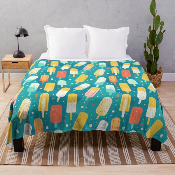 Item preview, Colorful popsicles pattern designed and sold by enipra.