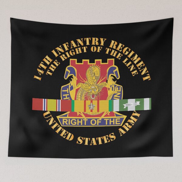 Item preview, Army - DUI - 14th Infantry Regiment The right of the line w VN SVC X 300 designed and sold by Military Insignia Products.