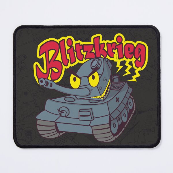 Item preview, Cartoon tiger tank and blitzkrieg designed and sold by FAawRay.