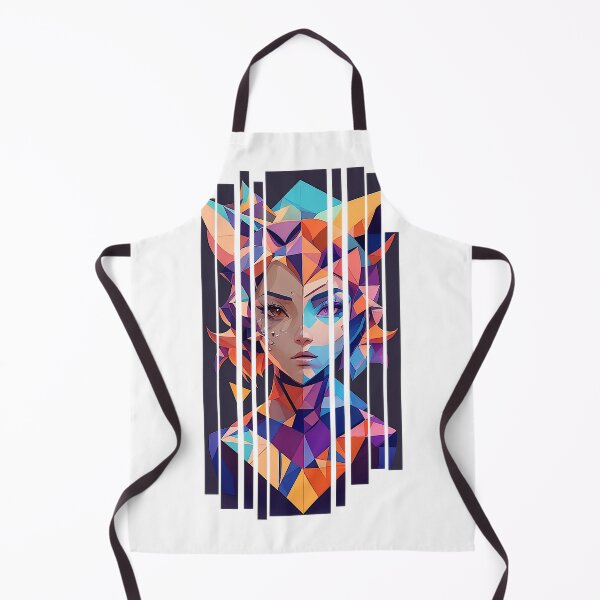 Item preview, A beautiful woman in geometric design designed and sold by njokindegwa.
