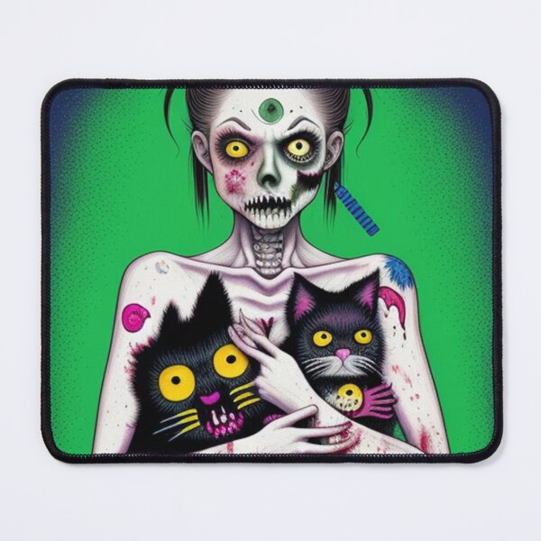 Item preview, Zombie cat mom designed and sold by Roxburylane.