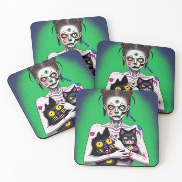 Item preview, Zombie cat mom designed and sold by Roxburylane.
