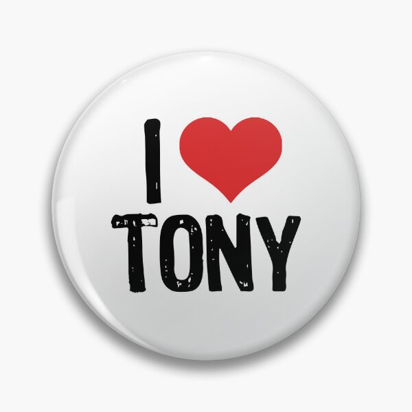 Item preview, I Love Tony designed and sold by The "I Love Everything" Shop.