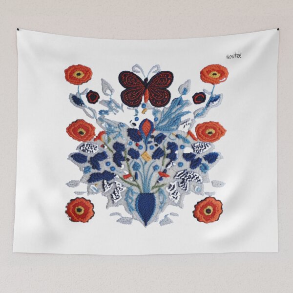 Item preview, Folk art composition #16 designed and sold by wowitsmytshirt.