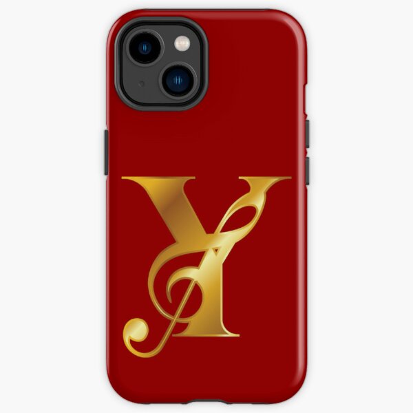Monogram Treble Clef 'Y' iPhone Case for Sale by InitialThoughts