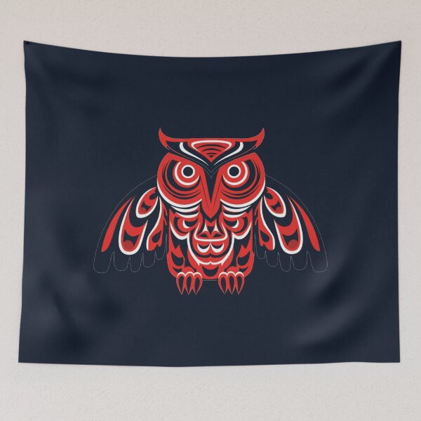 Item preview, Haida Tlingit Native Totem Owl designed and sold by BuxomBabe21.