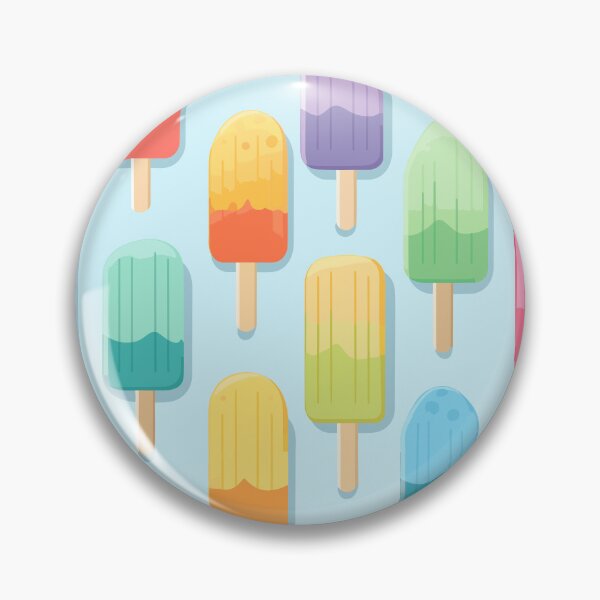 Item preview, Colorful popsicles pattern designed and sold by enipra.