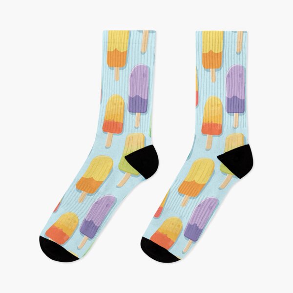 Item preview, Colorful popsicles pattern designed and sold by enipra.