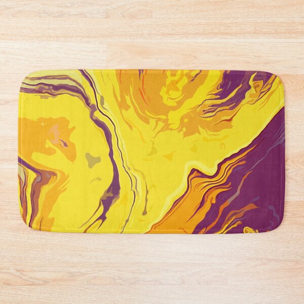 Item preview, Dynamic Pouring Waves: Vibrant Yellow, Violet, Orange designed and sold by GAP90.